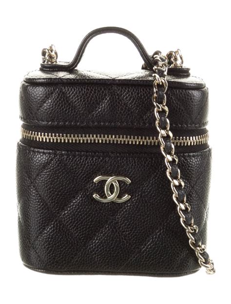 chanel vanity black|chanel vanity crossbody.